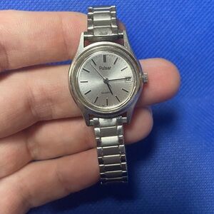 Vintage Pulsar Quartz WR Analog Dial Clasp Watch